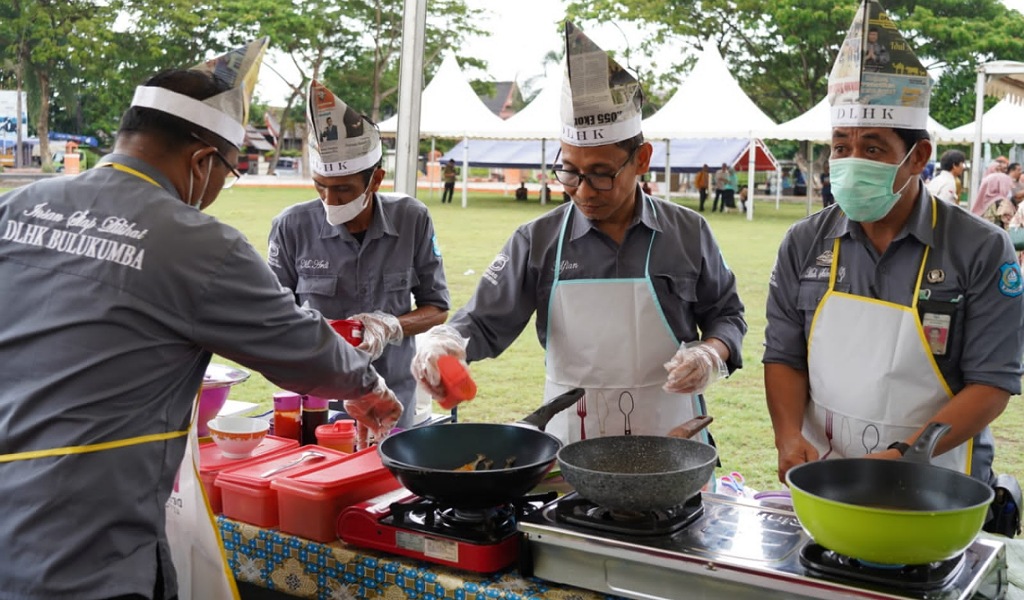 Lomba Memasak Antar Kepala OPD Jelang Hari Jadi Bulukumba ke-63, Disdikbud Juara I