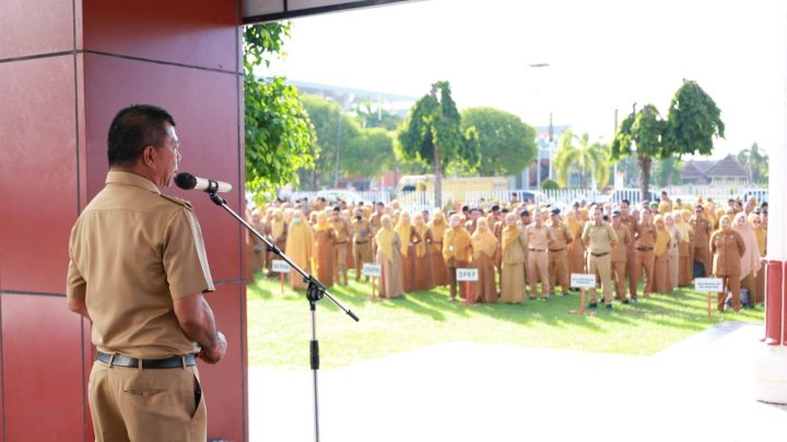 Pimpin Apel Perdana Usai Idul Fitri, Andi Utta Tekankan Perubahan Mindset ASN
