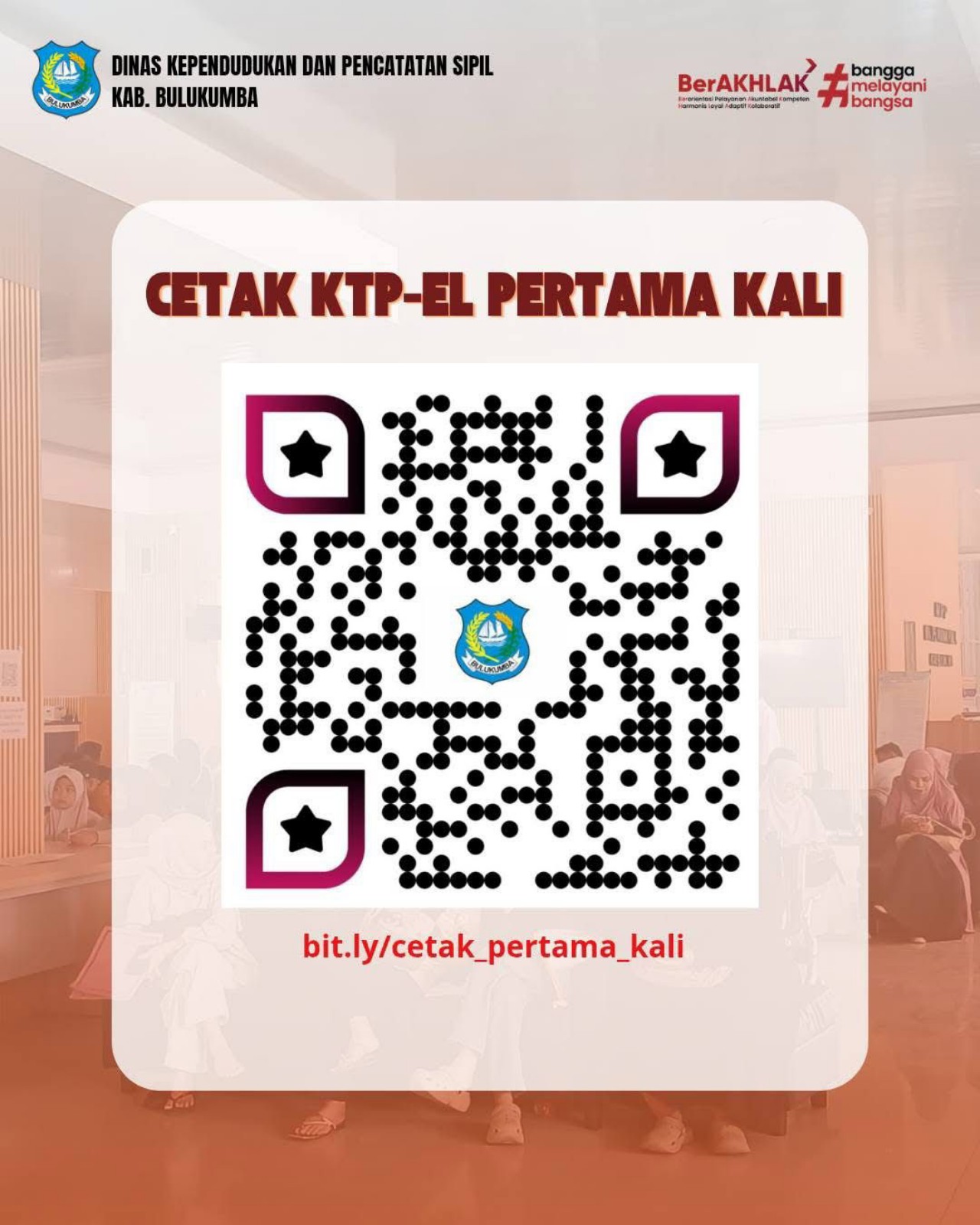 Disdukcapil Bulukumba Terapkan Layanan Cetak KTP-el Online, Antrian Manual Dihapus
