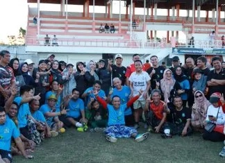 HUT ke-81 RI di Bulukumba, Legislatif Menang 3-1 dalam Laga Sepakbola Sarung sepakbola sarung Bulukumba